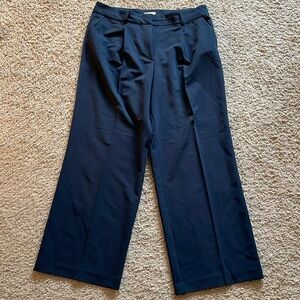 LOFT Navy Blue Payton Trouser
